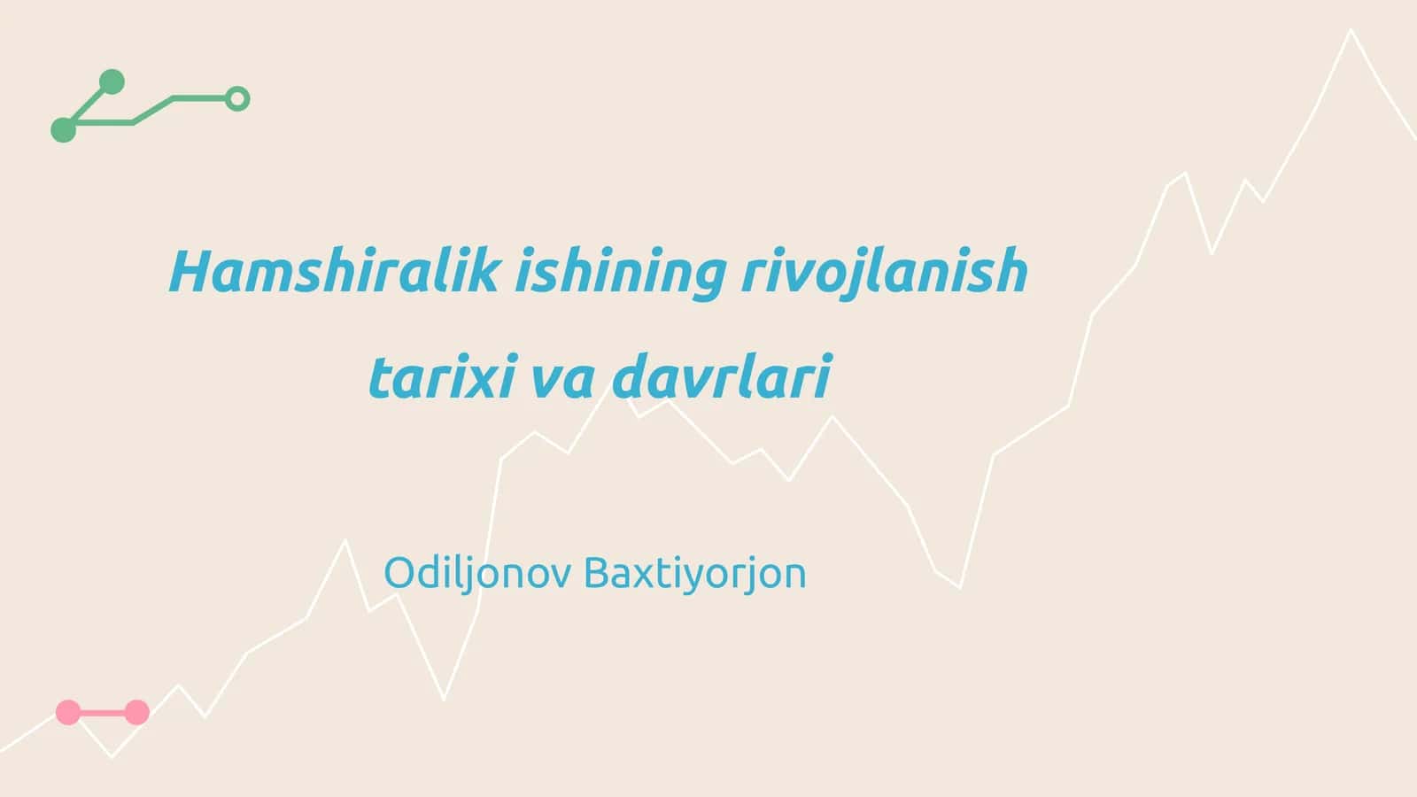 Hamshiralik ishining rivojlanish tarixi va davrlari