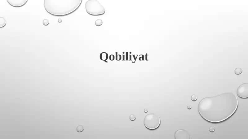 Qobiliyat