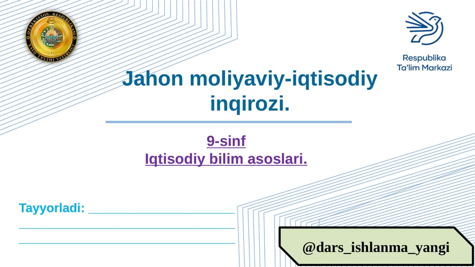 Iqtisodiy bilim asoslari
