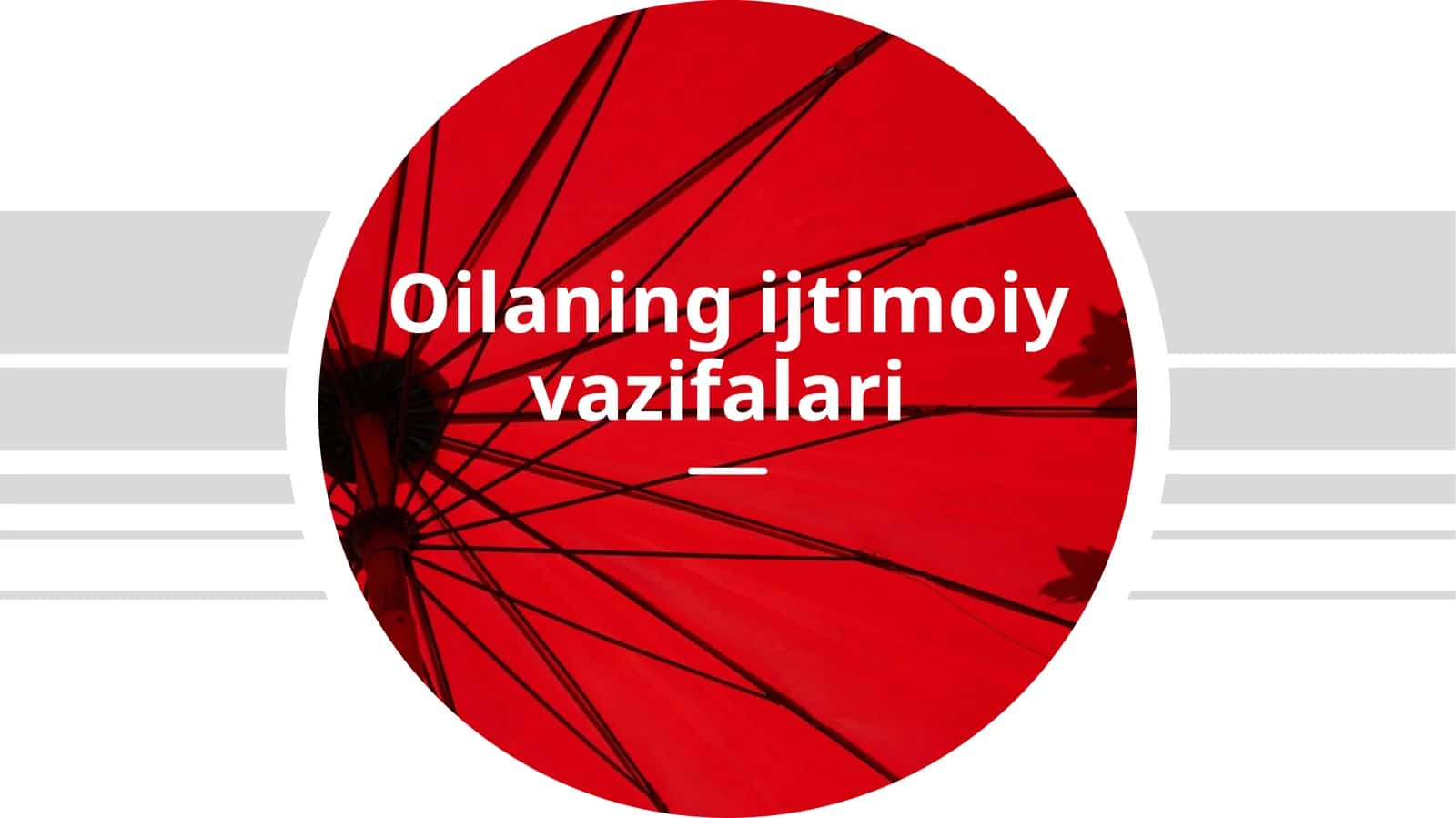 Oilaning ijtimoiy vazifalari