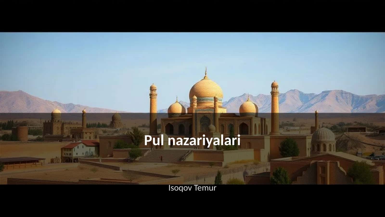 Pul nazariyalari