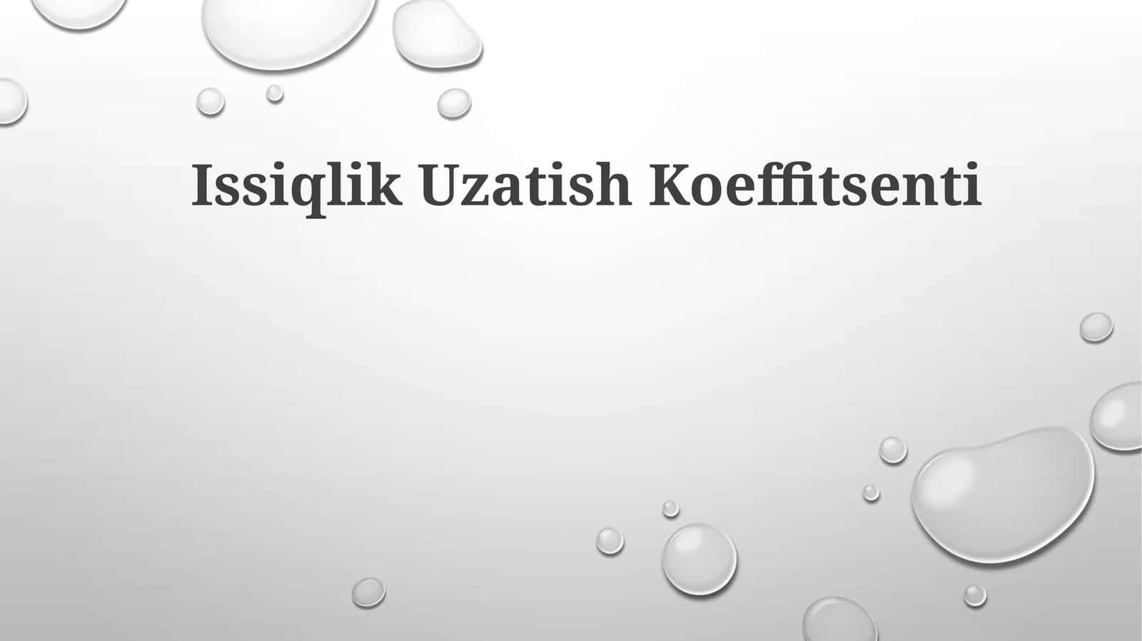 IssiqlikUzatishKoeffitsenti