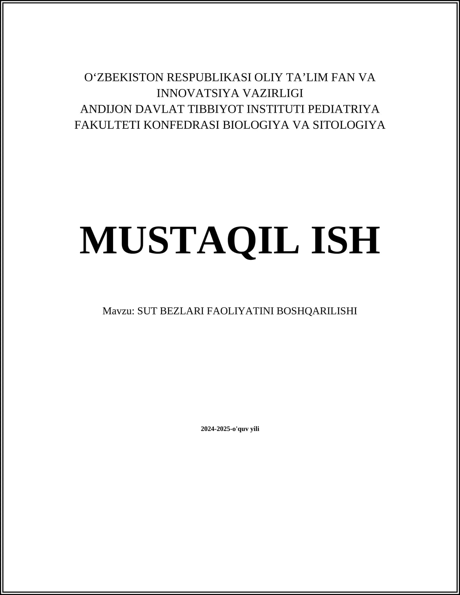 Suyak Bo‘limi Tizimi va Tuzilishi