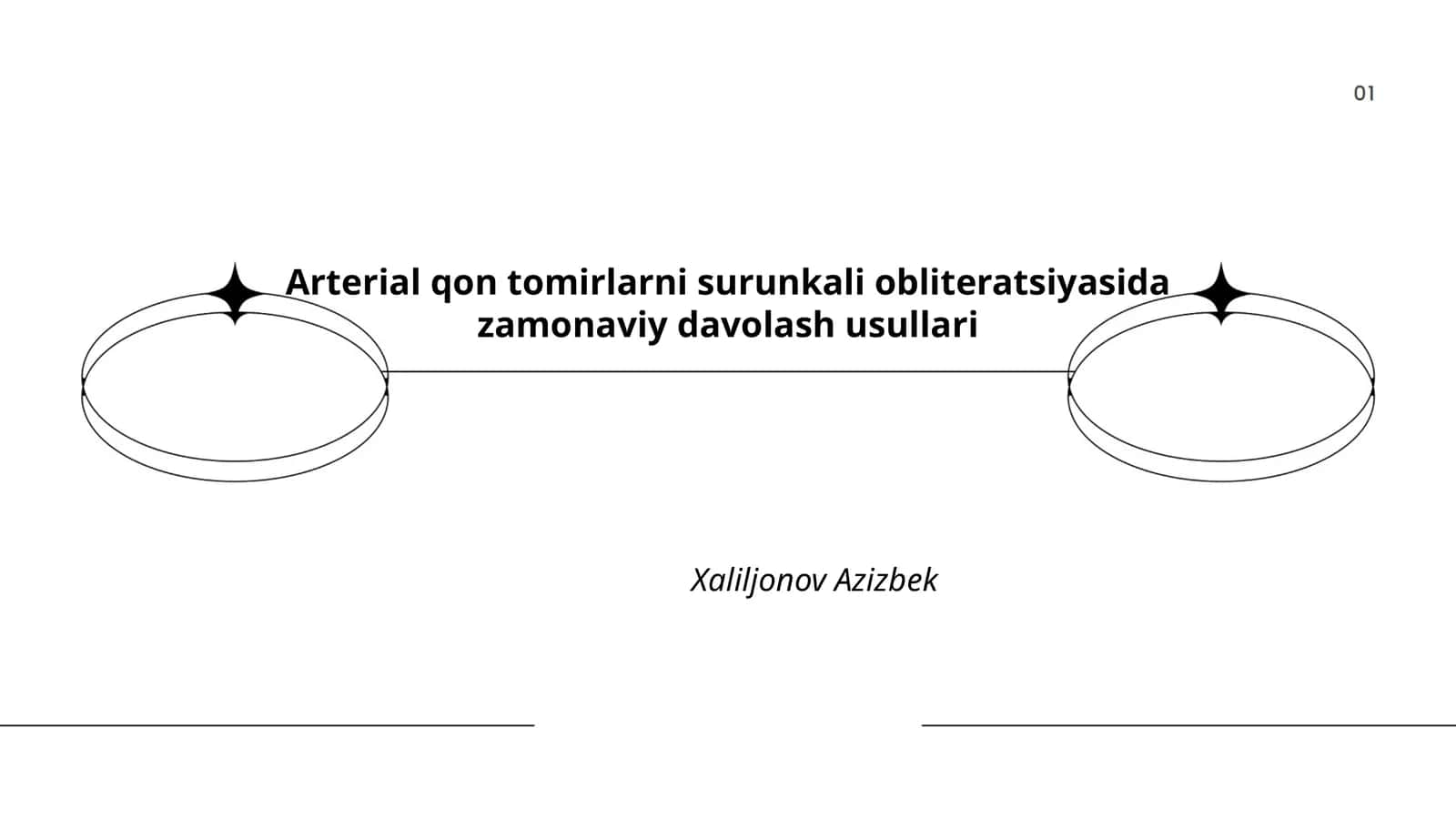 Arterial qon tomirlarni surunkali obliteratsiyasida zamonaviy davolash usullari