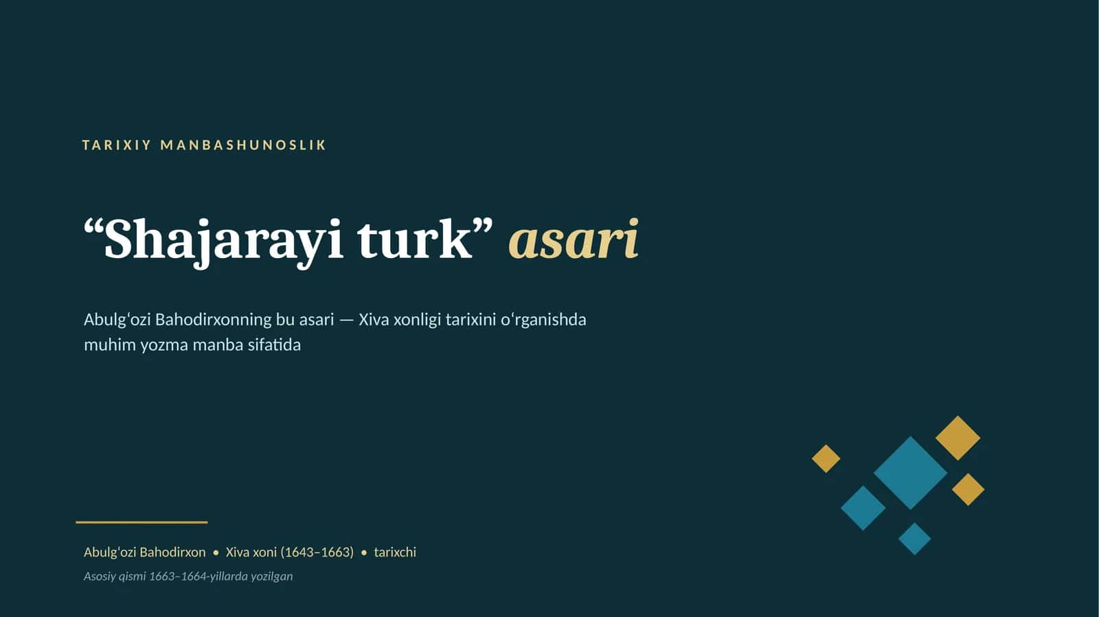 Shajarayi turk