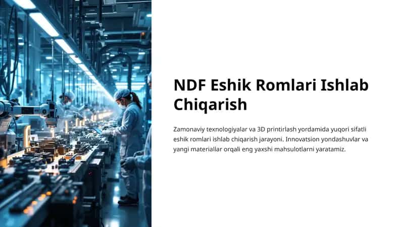 NDF Eshik Romlari Ishlab Chiqarish