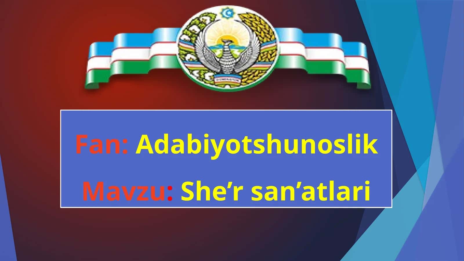 She’r san’atlari