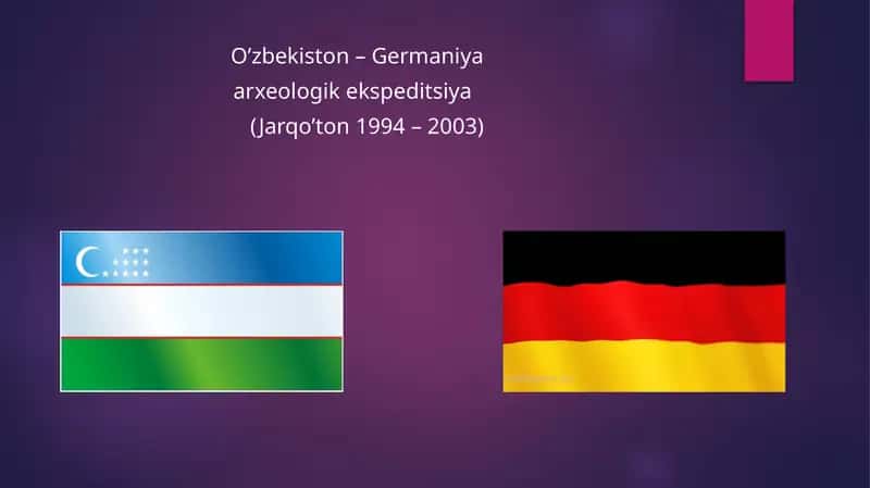 O'zbekiston-Germaniya arxeologik ekspeditsiyasi