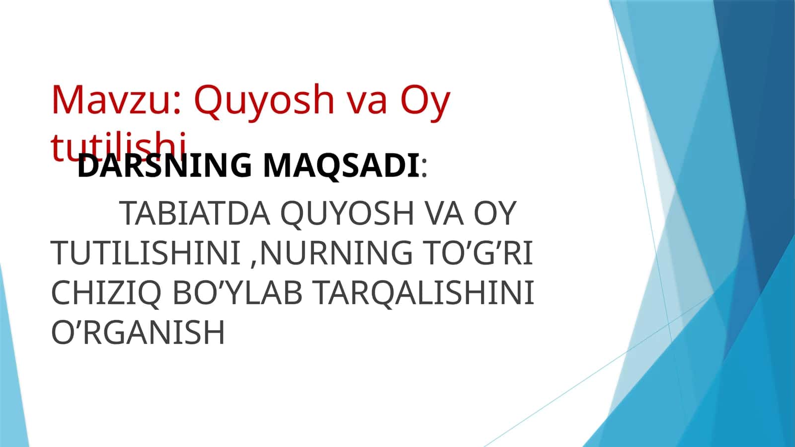 Quyosh va Oy Tutilishi