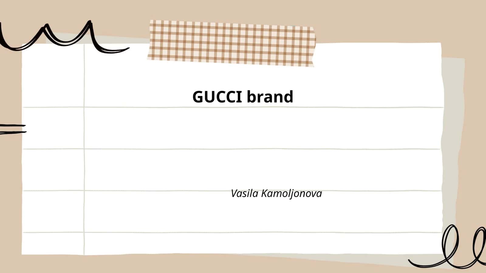 GUCCI brand
