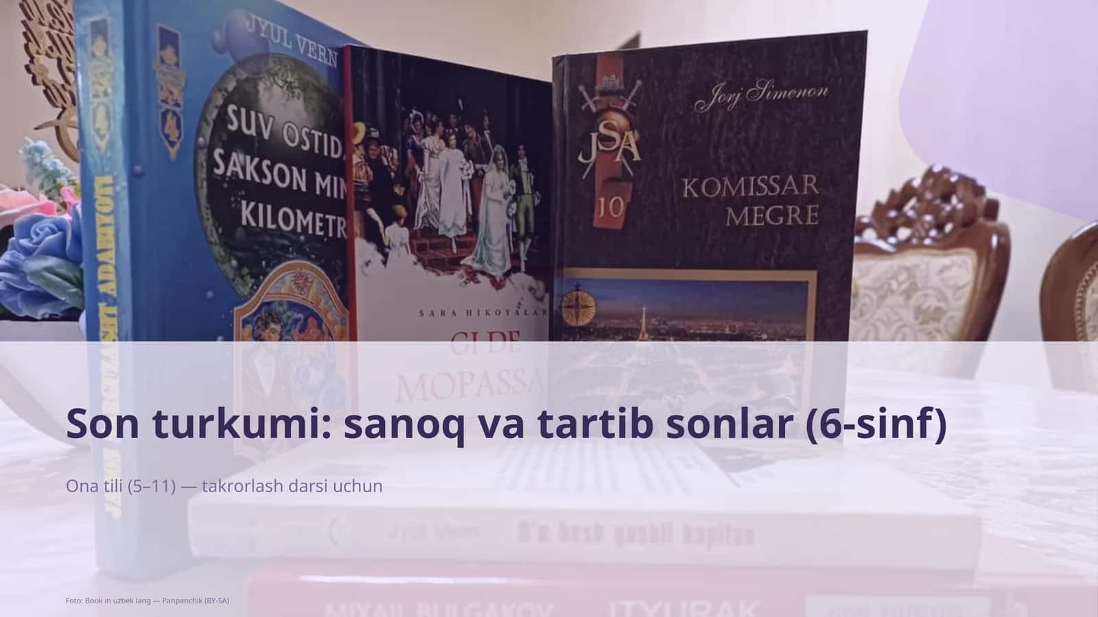 Ona tili (5–11) — takrorlash darsi uchun