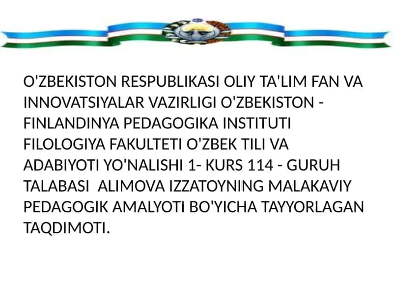 Pedagogika malakaviy pedagogikamalyot