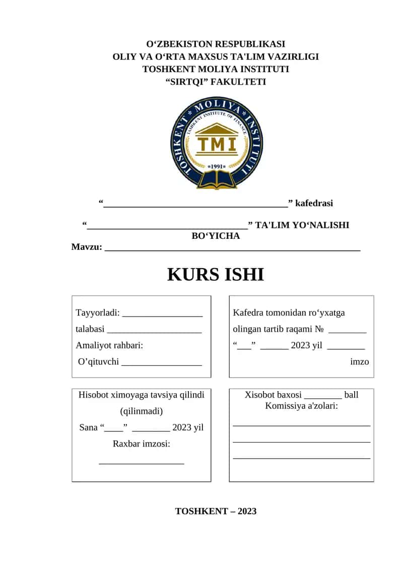O’zbekiston Respublikasida kichik biznes va xususiy tadbirkorlik