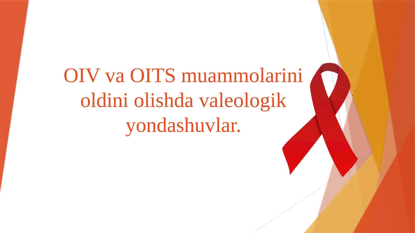 Odam immun tanqisligi virusi (OIV)