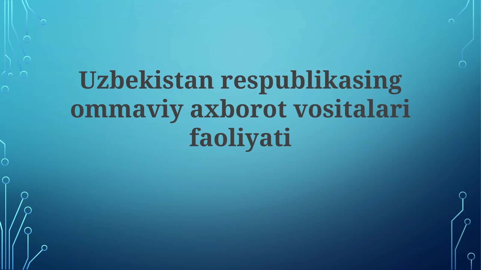 OAV: Televizor va Radio