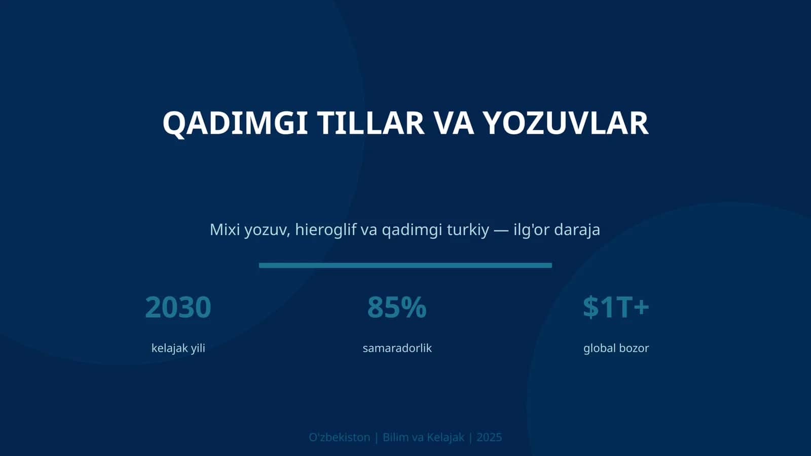 Qadimgi tillar va yozuvlar
