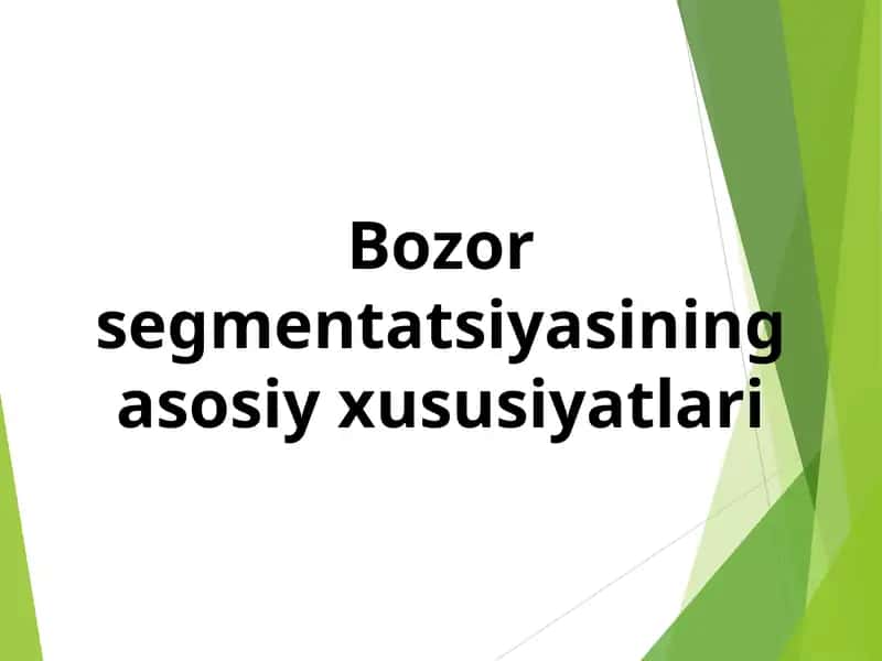 Bozor iqtisodiyotining mohiyati va asosiy belgilari