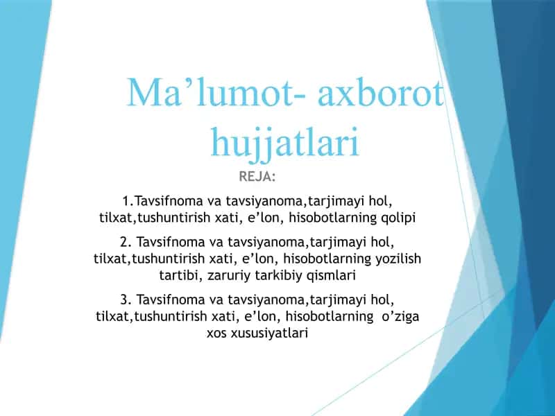 Tavsifnoma