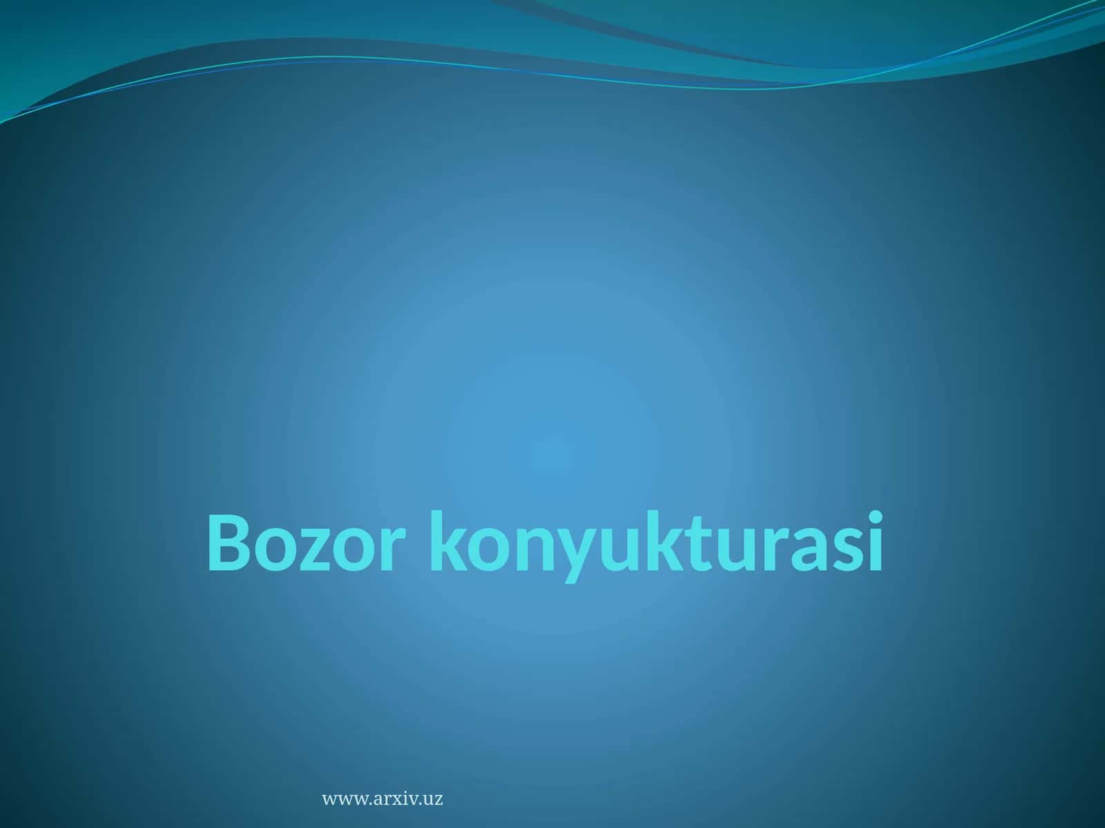 Бозорсегментацияси