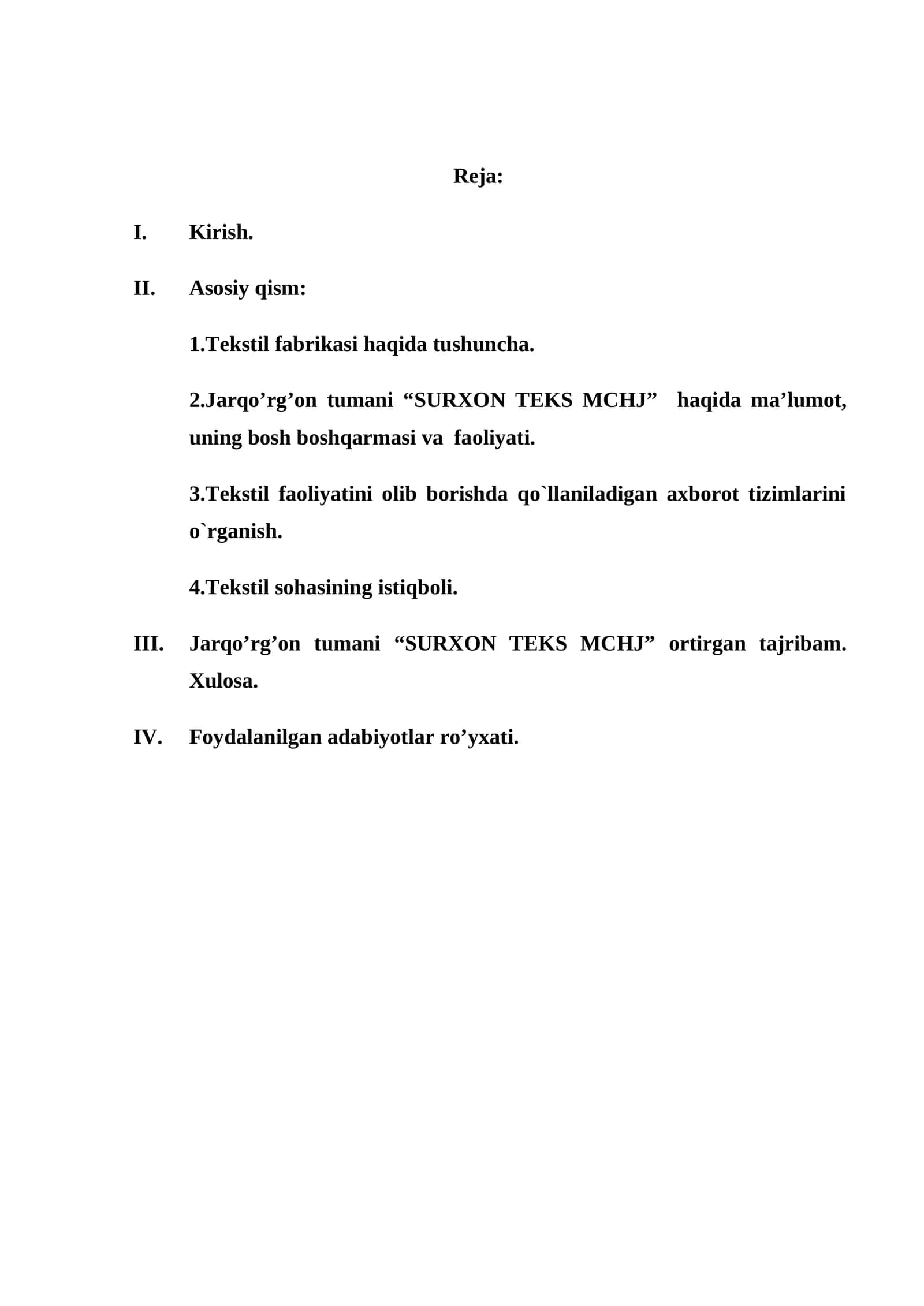 SURXON TEKS MCHJ amaliyot hisoboti