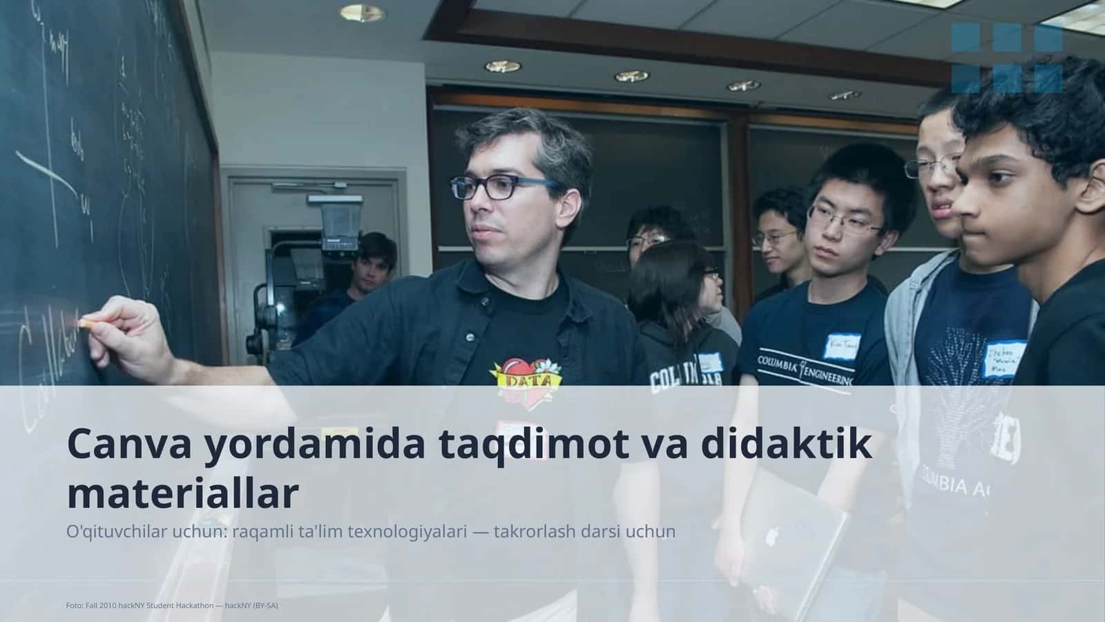 Canva yordamida taqdimot va didaktik materiallar