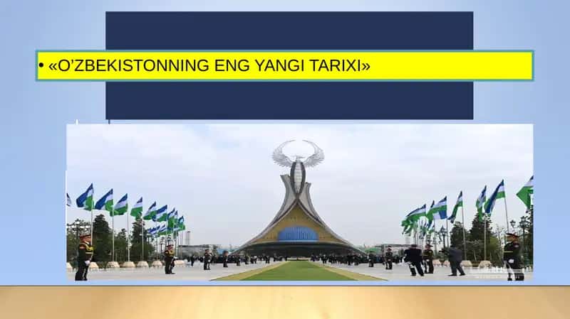 O‘zbekistonning eng yangi tarixi