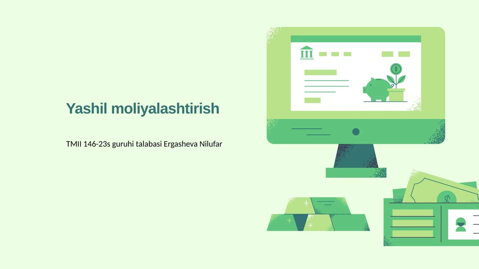 Yashil moliyalashtirish