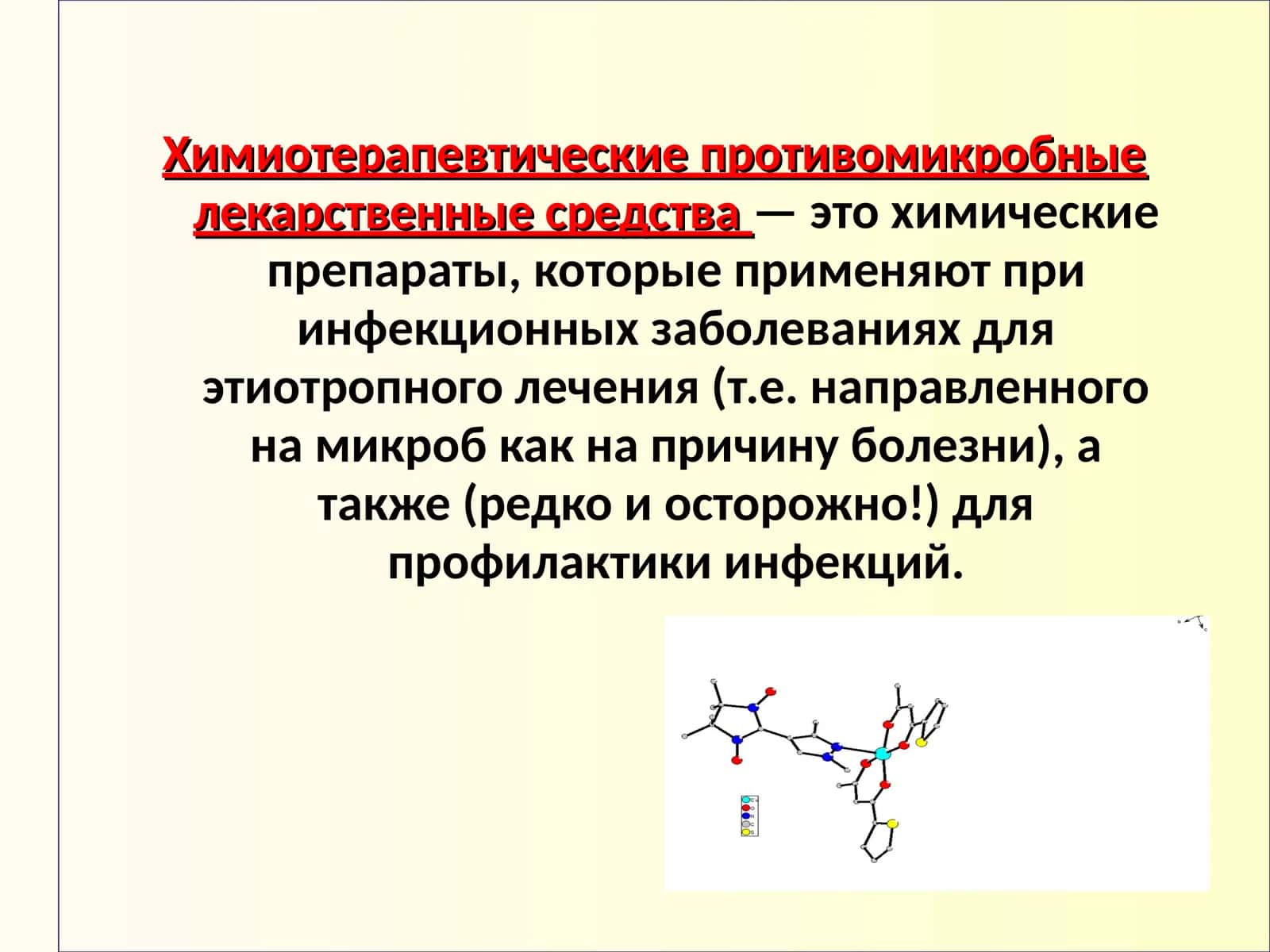 Химиотерапевтические противомикробные лекарственные средства