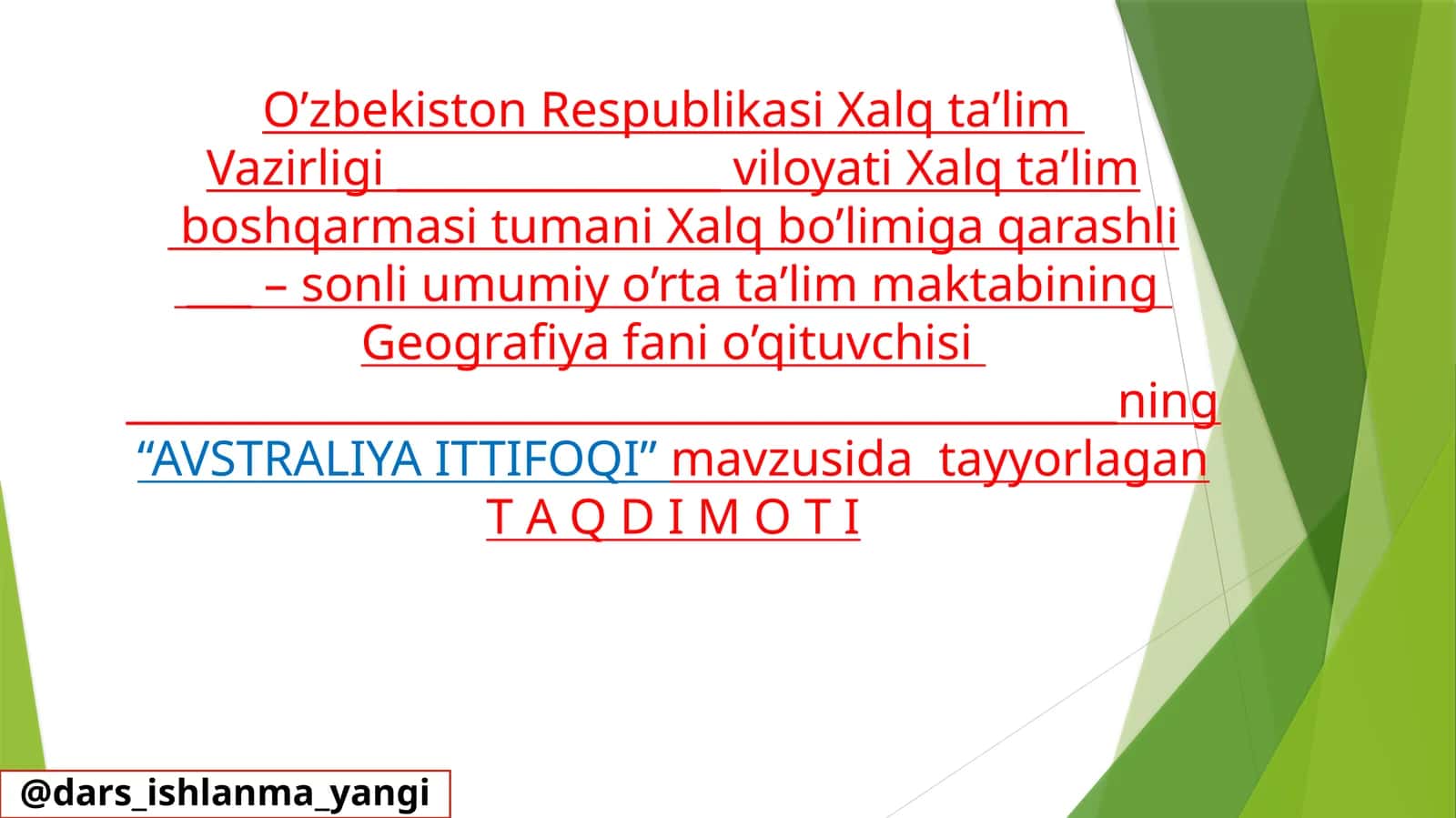 AVSTRALIYA ITTIFOQI