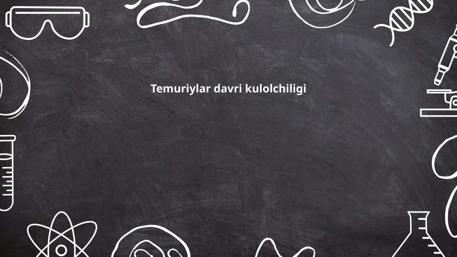 Temuriylar davri kulolchiligi