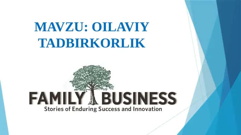 Oilaviy Tadbirkorlik