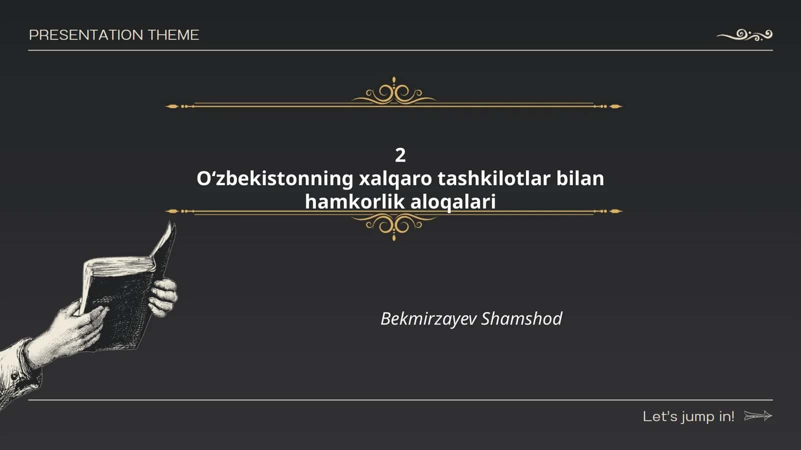 O‘zbekistonning xalqaro tashkilotlar bilan hamkorlik aloqalari