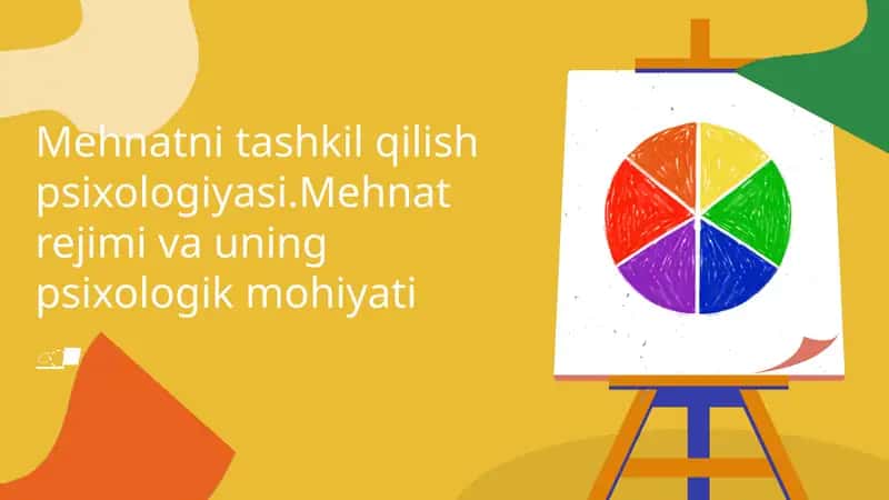Mehnatni tashkil qilish psixologiyasi