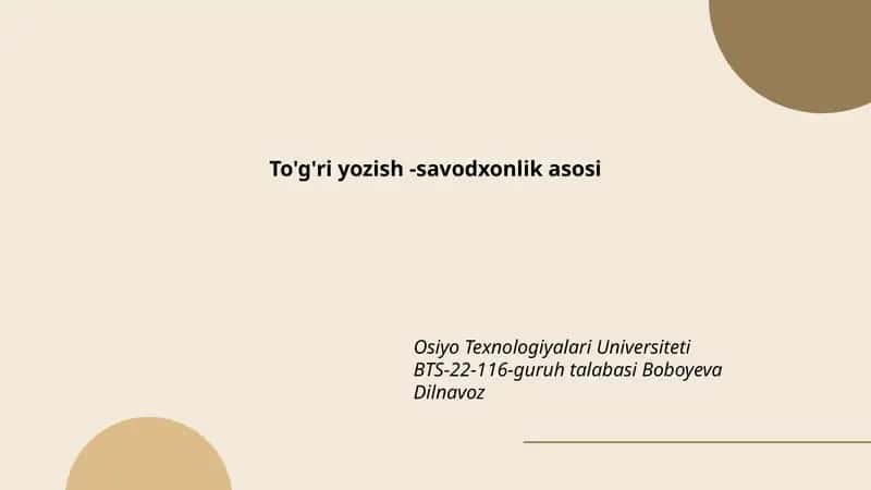 O'zbek tili imlo qoidalari