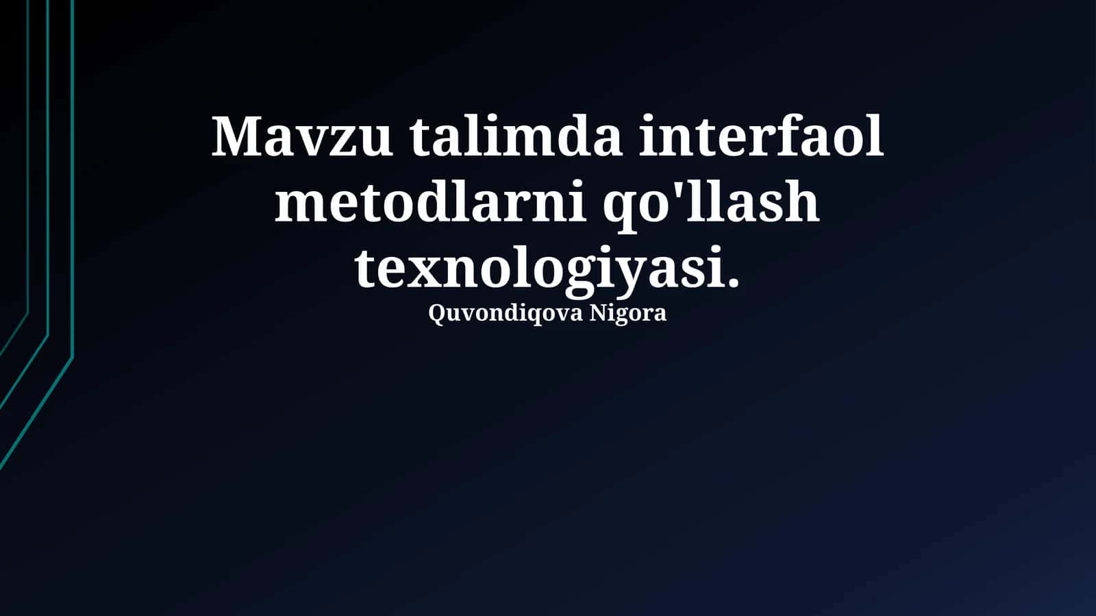 Interfaol o'yinlar va simulyatsiyalar