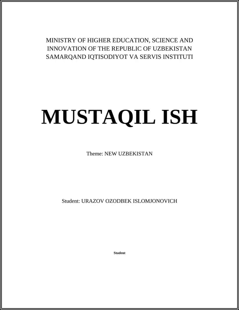 Political Reforms in New Uzbekistan
