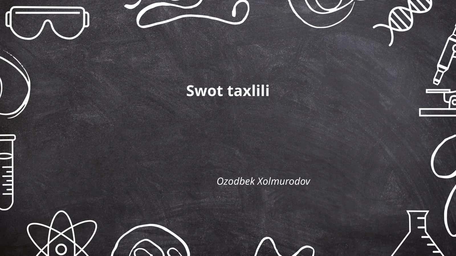 Swot taxlili