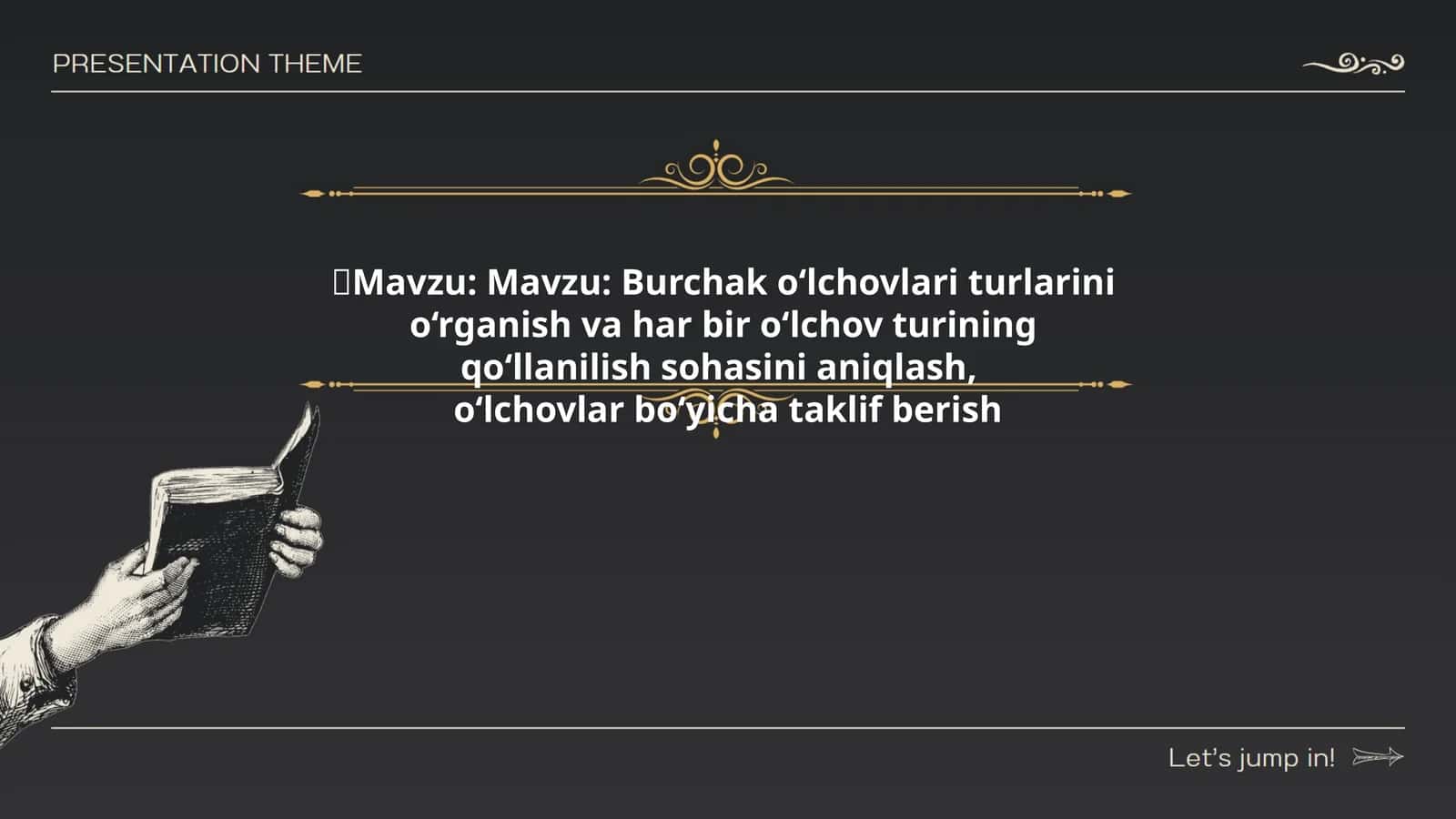 Burchak o‘lchovlari turlari