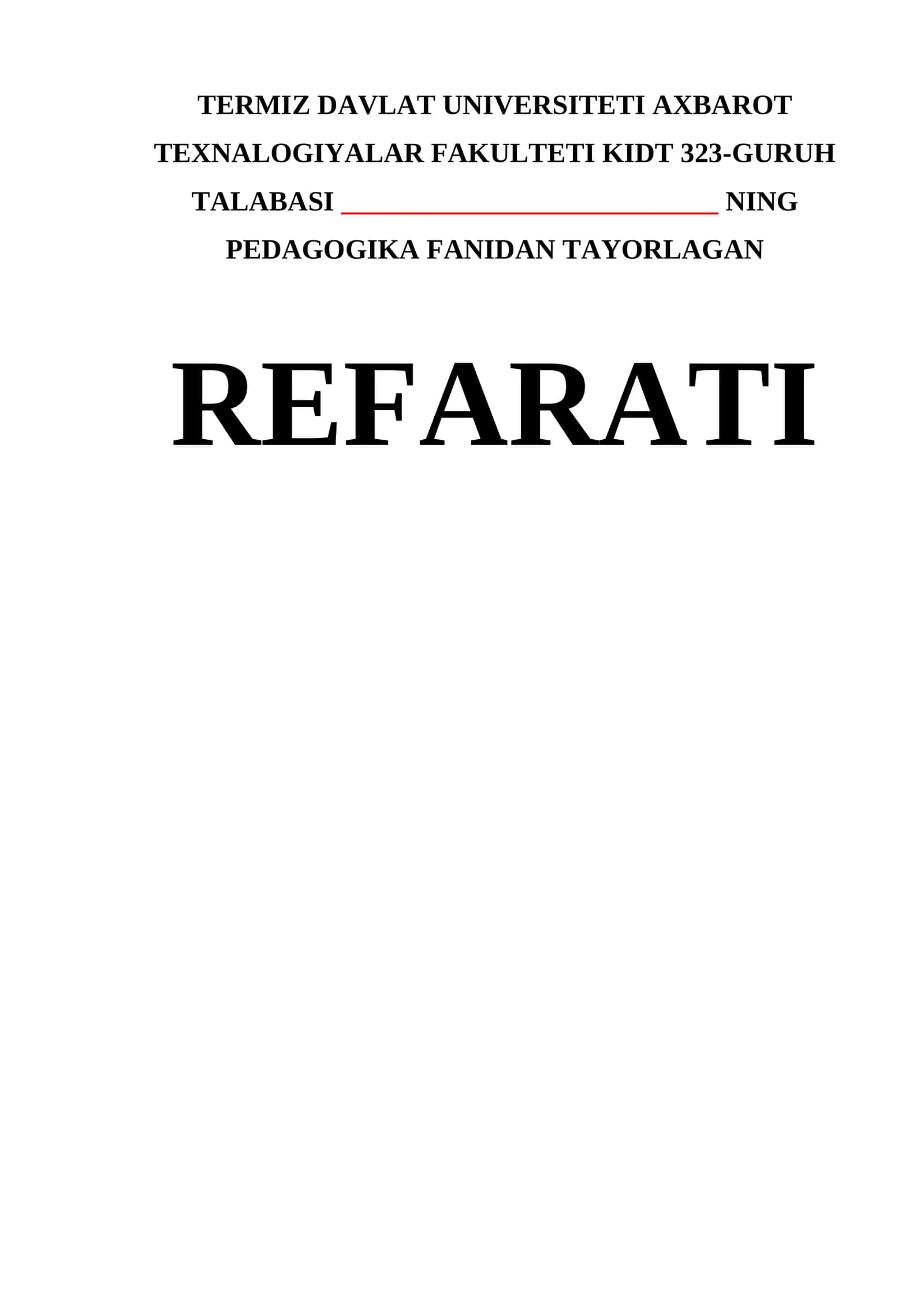 Pedagogik mahorat asoslari
