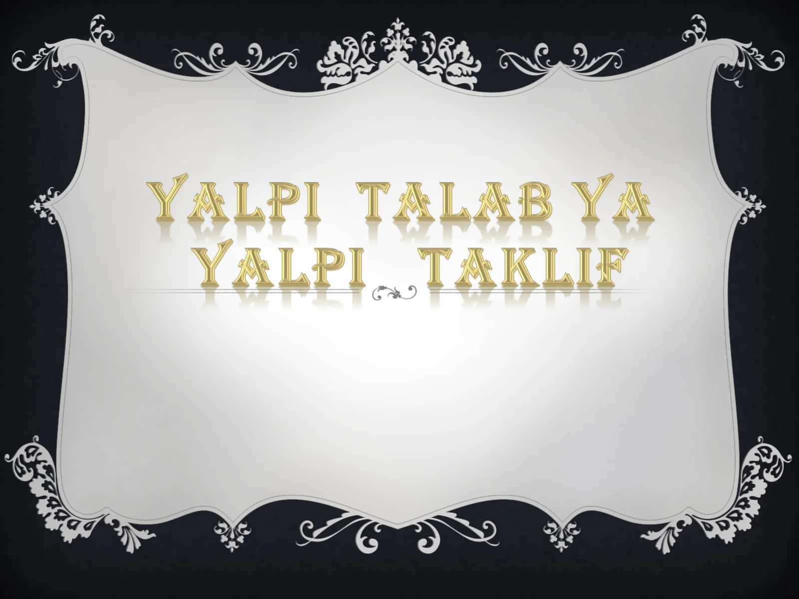 YALPI TALAB