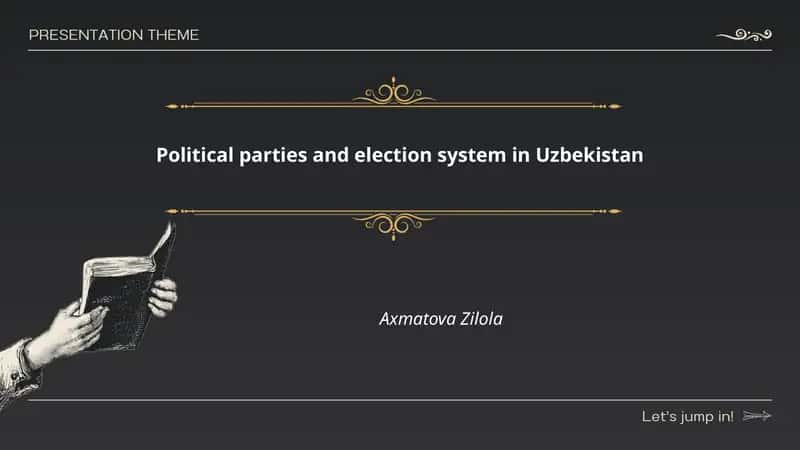 Political parties and election system in Uzbekistan