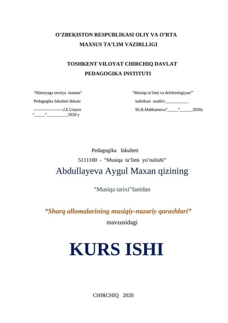Sharq allomalarining musiqiy-nazariy qarashlari