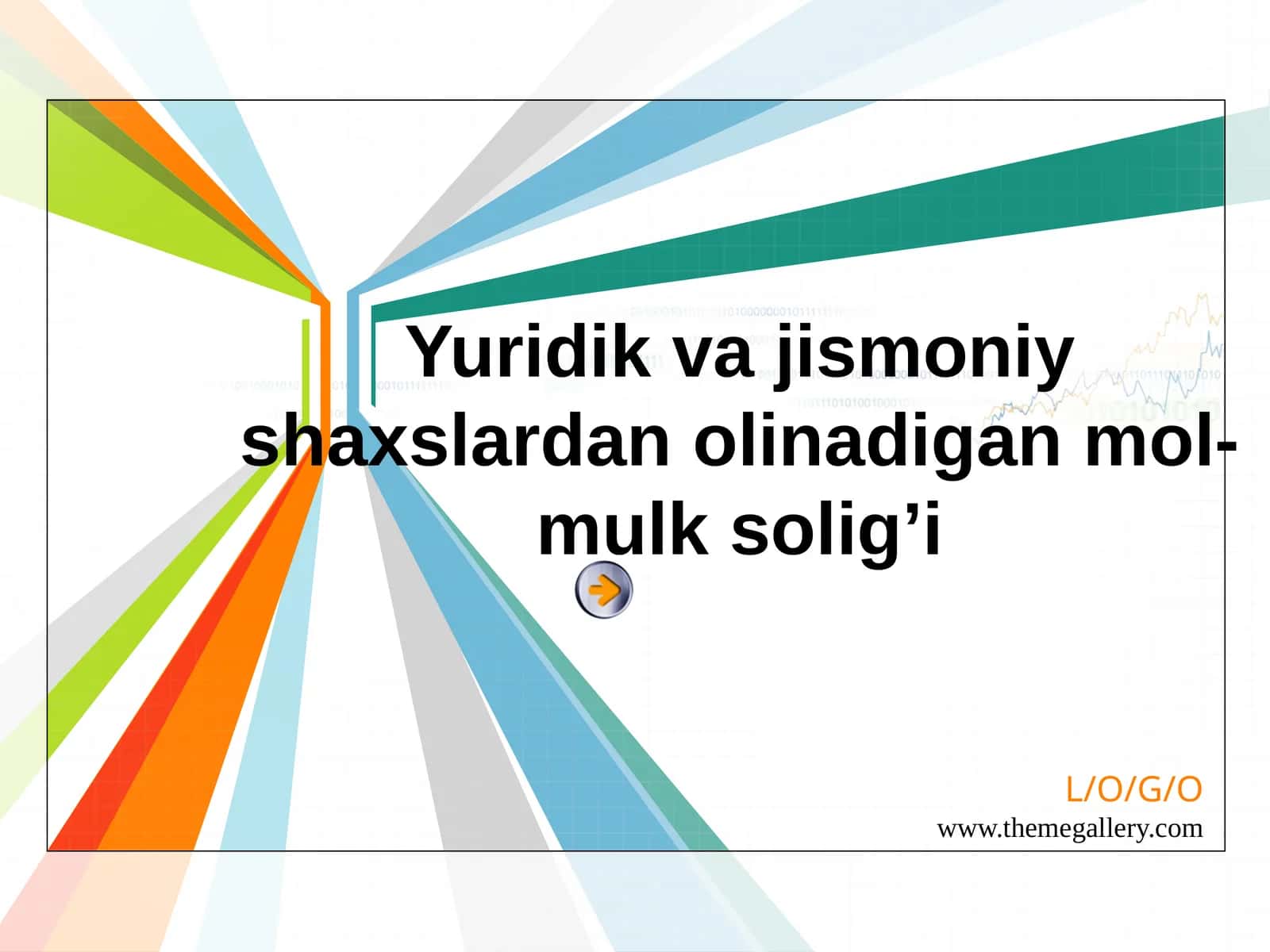 Yuridik va jismoniy shaxslardan olinadigan mol-mulk solig’i