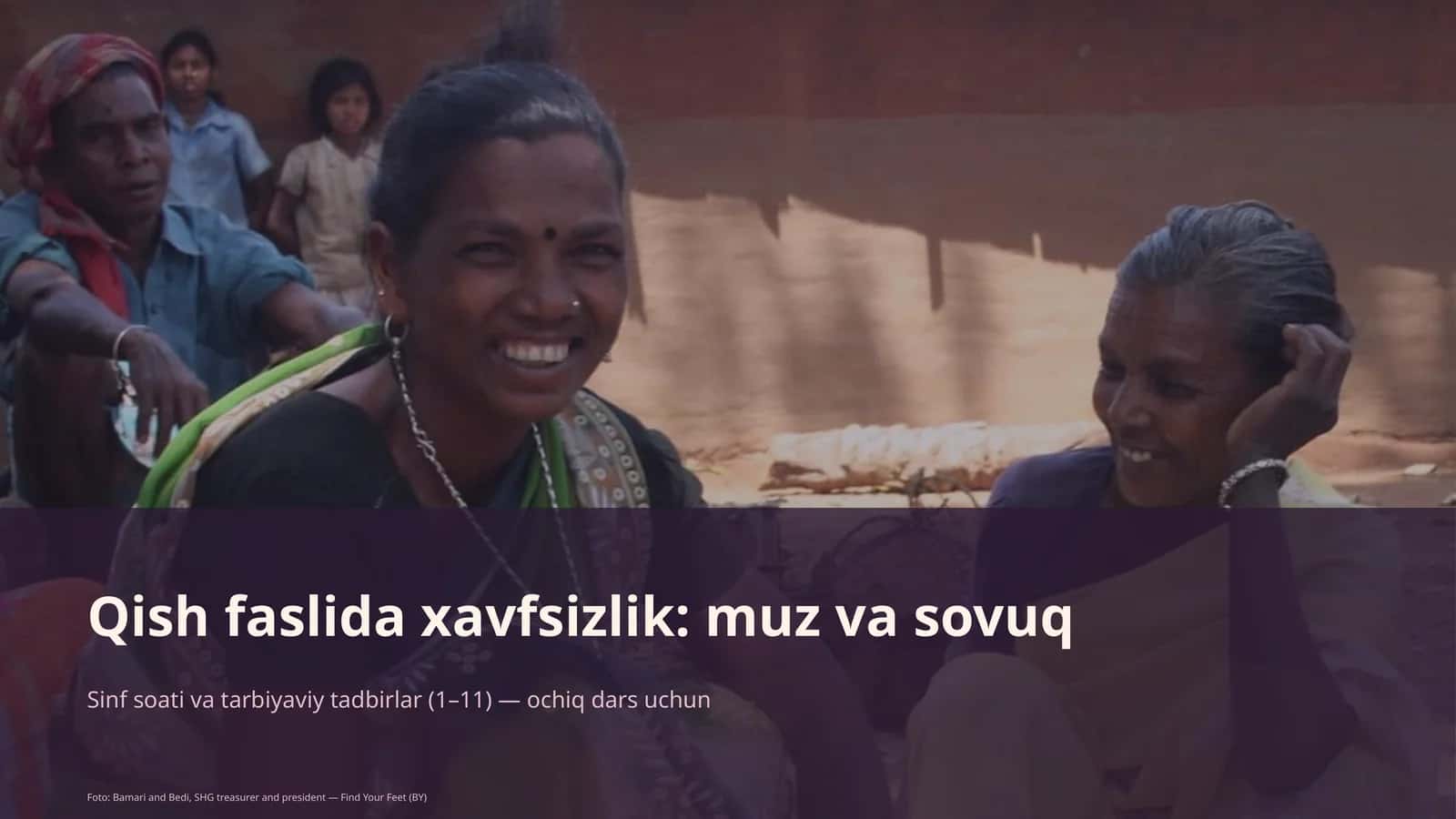 Qish faslida xavfsizlik: muz va sovuq