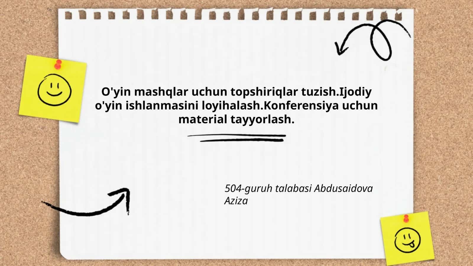 O'yin mashqlarining didaktik ahamiyati