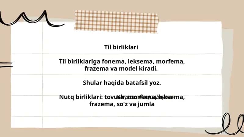 Til birliklari