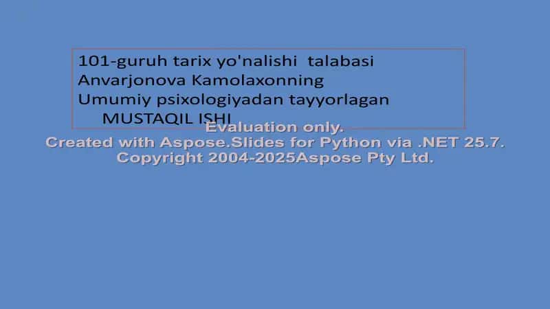 101-guruh tarix yo'nalishi  talabasi