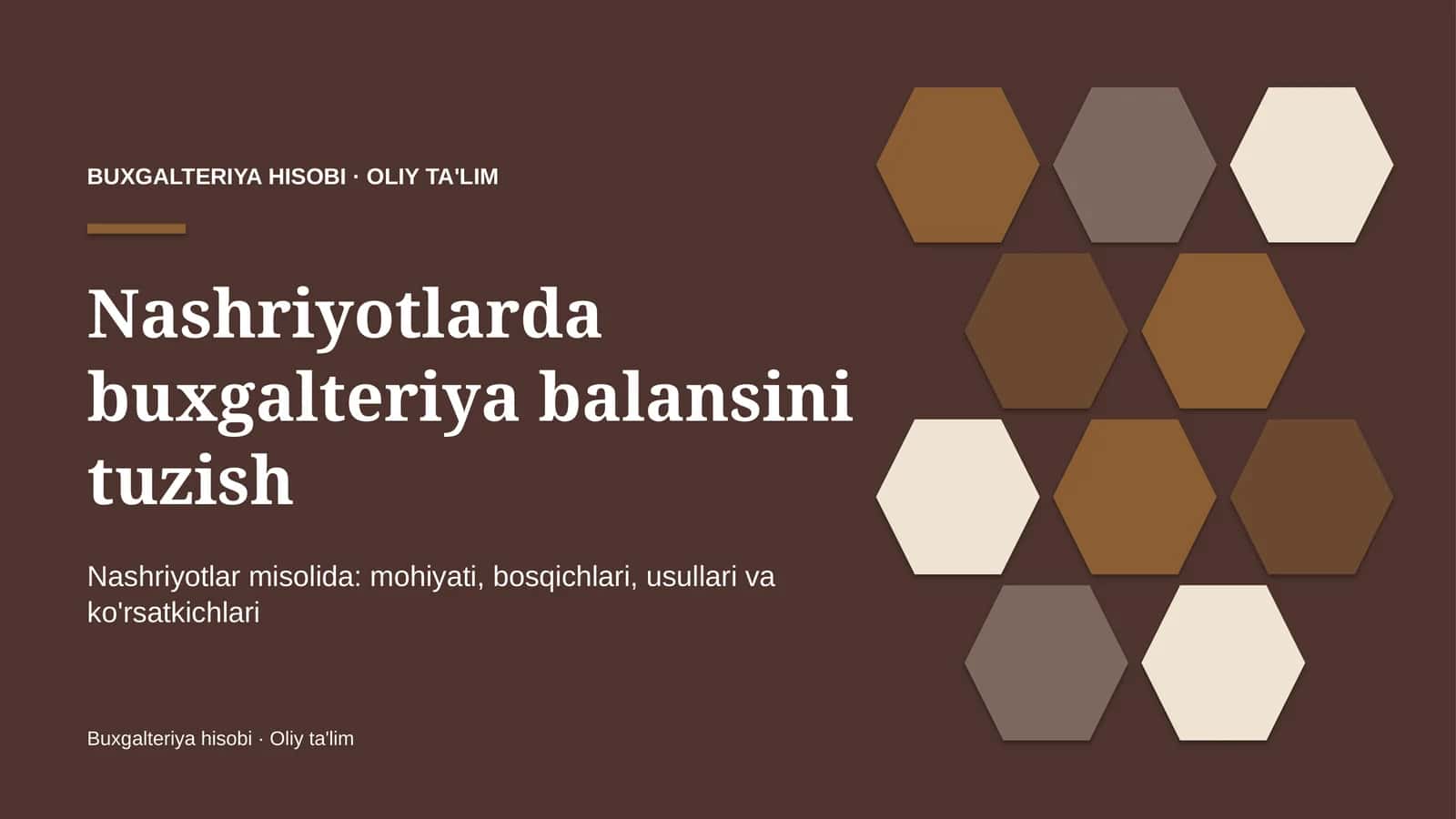 nashriyotlarda buxgalteriya balansini tuzish 8235