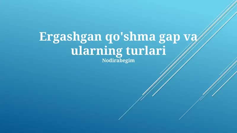 Murakkab Gaplarning Ta'rifi