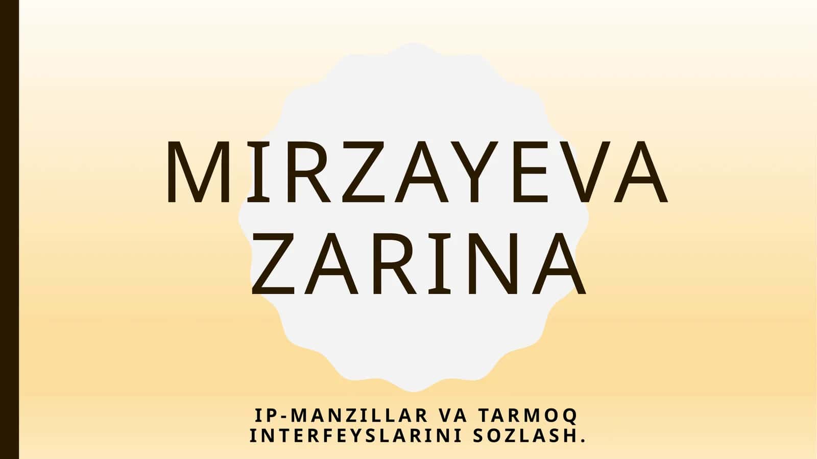 IP-manzillar